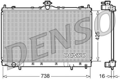Radiator, engine cooling MITSUBISHI Grandis 2.4 i Man