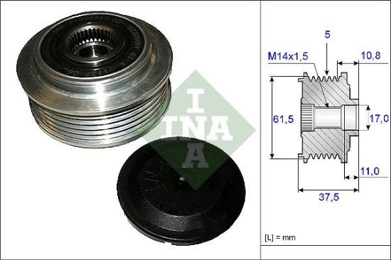 Alternator Freewheel Clutch Alfa Romeo/Fiat