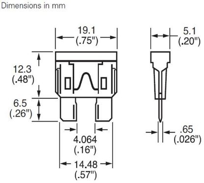 Fuse 15A ATOF 32V 100tk