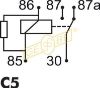 Relay, main current Minirelee 12V 30/40A Vahetuv Seelikuga