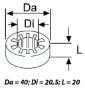 Insulation Component Silikonkumm summutile d=20,5mm