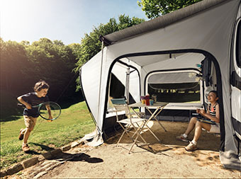 Camping Awning QuickFit M, pikkus 3,1m/paigalduskõrgus 2,25-2,44m
