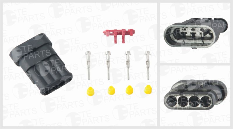Cable Connector Kit 4 PIN komplekt "superseal" ISA