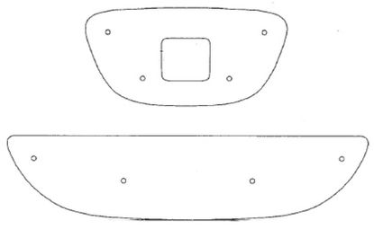 Trim/Protection Strip, radiator grille Seat Altea/Toledo 2005-2009