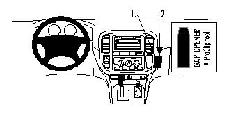 Trim Frame Toyota Landcruiser 100 98-