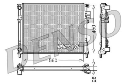 Radiator, engine cooling OPEL Vivaro / RENAULT Trafi