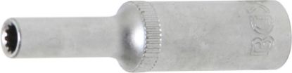 Socket Wrench Insert 1/4" Deep Socket "Gear Lock", 5 mm