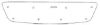 Trim/Protection Strip, radiator grille MB C 2001-2007