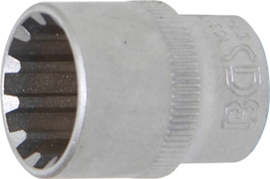 Socket Wrench Insert 3/8" Socket "Gear Lock", 17 mm