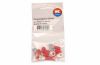 Terminal, electric universal parts rõngas M4 (4.3mm) punane
