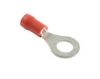 Terminal, electric universal parts rõngas M4 (4.3mm) punane