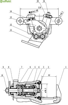 Brake Caliper HONDA - 43019-TA0-A01