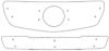 Trim/Protection Strip, radiator grille MB C-klass Avantgarde 2007-2011