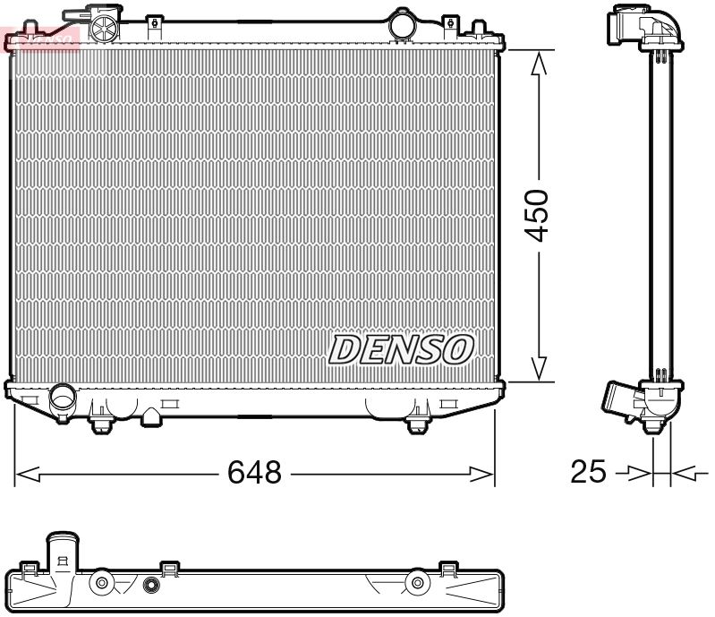 Radiator, engine cooling FORD 4108890 / 4565285 / 1378035 / 4050184 / 40611