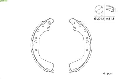 Brake Shoe Set Toyota