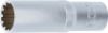 Socket Wrench Insert 1/2" Deep Socket "Gear Lock", 17 mm