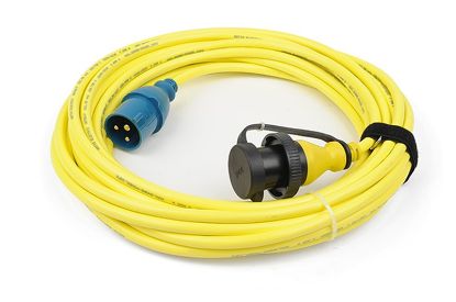 Cable Repair Set, engine block heater MS15M; 2,5mm²; CEE kaldavoolule, kollane
