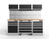 Tool Cabinet Kolm moodulit Tamme töötasapinnaga 2215x1980x546mm