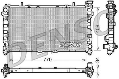 Radiator, engine cooling CHRYSLER Voyager Aut. 00/05-