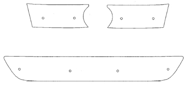 Trim/Protection Strip, radiator grille VW Polo 2009-2014