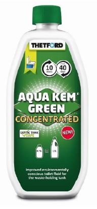 WC kemikaal Thetford Aqua Kem Green 0,75l konsent.