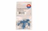 Terminal, electric universal parts plaat 6.3x0.8mm sinine