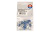 Terminal, electric universal parts plaat 6.3x0.8mm sinine