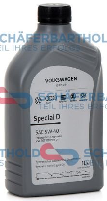 Engine Oil 5W-40, VW 505.01, Special D, Diisel, 1L