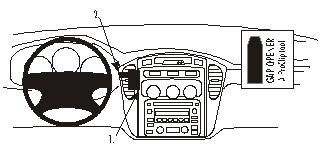 Trim Frame Toyota Highlander 01-07