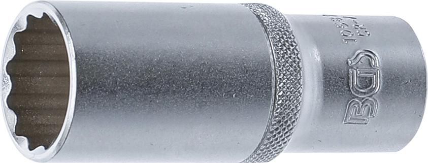 Socket Wrench Insert 1/2" Deep Socket, 12-pt, 22 mm