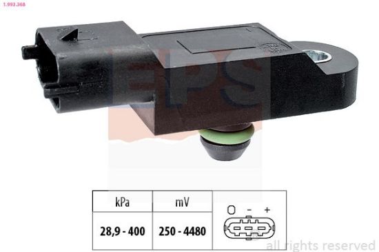 Air Pressure Sensor, altitude adaption RENAULT - 22 36 565 51R