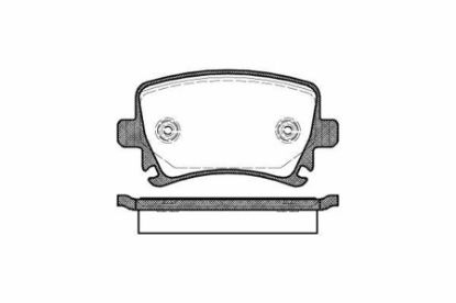 Brake Pad Set, disc brake VAG - 1K0 698 451G