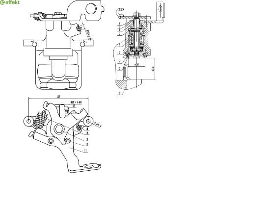 Brake Caliper TOYOTA - 47850 02 280