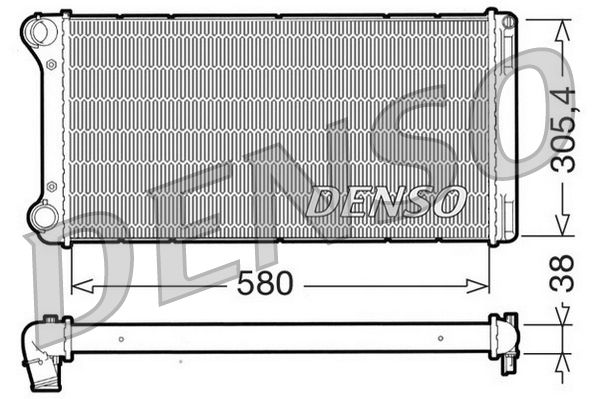 Radiator, engine cooling FIAT Punto / Idea / LANCIA M