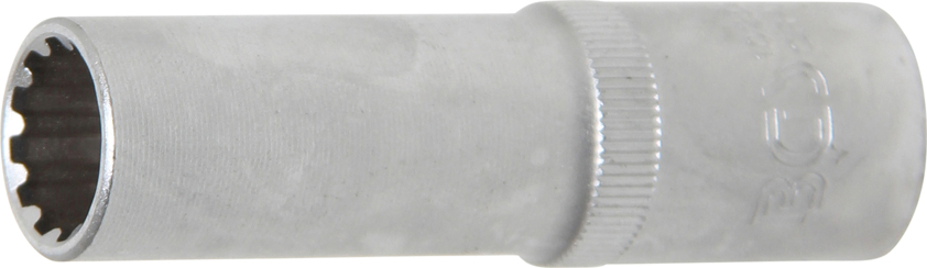 Socket Wrench Insert 1/2" Deep Socket "Gear Lock", 14 mm