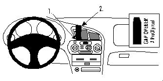 Trim Frame Mitsubishi Colt/Lancer 96-99