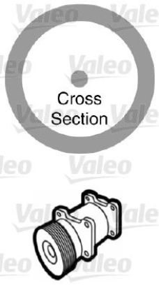 Gasket, coolant pipe AUDI, CHRYSLER, NISSAN, VOLKSWAGEN