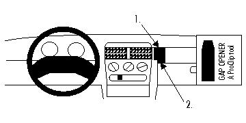 Trim Frame Opel Corsa 93-/Tigra 95-