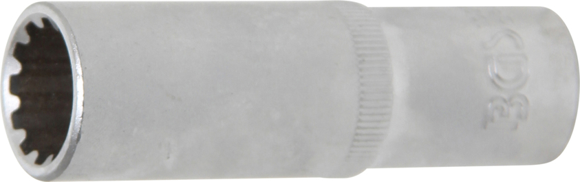 Socket Wrench Insert 1/2" Deep Socket "Gear Lock", 16 mm