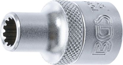 Socket Wrench Insert 1/2" Socket "Gear Lock", 8 mm