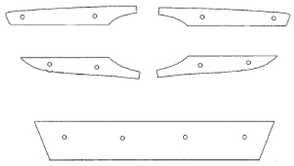 Trim/Protection Strip, radiator grille Hyundai Getz 2006-