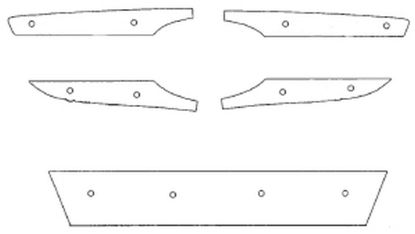Trim/Protection Strip, radiator grille Hyundai Getz 2006-