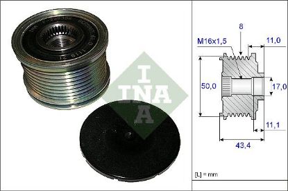 Alternator Freewheel Clutch MERCEDES-BENZ - 629 150 00 60
