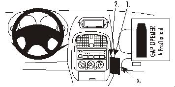 Trim Frame Mitsubishi Carisma 99-