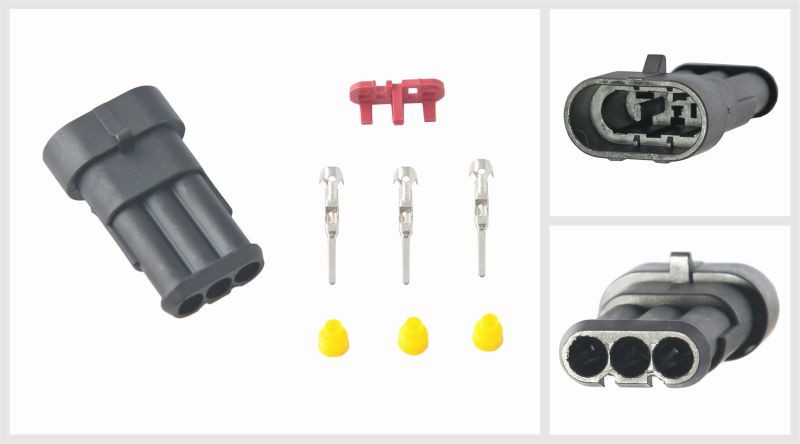 Cable Connector Kit 3 PIN komplekt "superseal" ISA