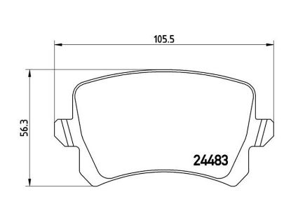 Brake Pad Set, disc brake VAG - 5N0 698 451 Brake Pad Set, disc brake VAG - 5N0 698 451