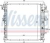 Radiator, engine cooling SSANGYONG KYRON 2.0 D 04-
