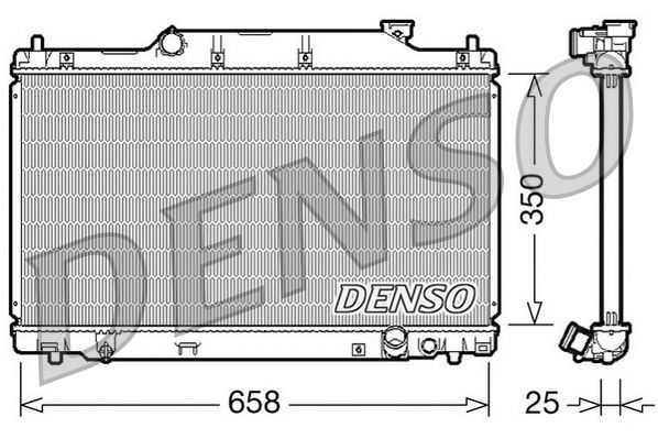 Radiator, engine cooling HONDA Civic VI 2.0i Type R 0
