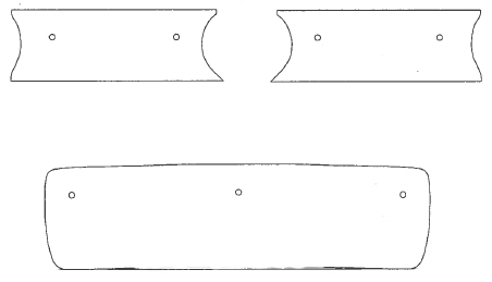 Trim/Protection Strip, radiator grille VW Golf 4