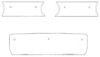 Trim/Protection Strip, radiator grille VW Golf 4